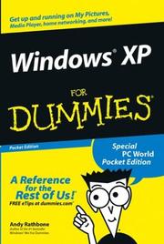 Cover of: Windows XP For Dummies, Pocket Edition (Custom for PC World)