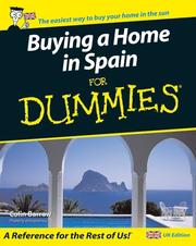 Cover of: Buying a Home in Spain for Dummies