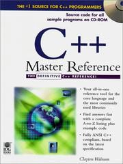 Cover of: C++ Master Reference