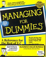 Cover of: Managing for Dummies / Marketing for Dummies (2 Book Set)