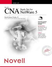Cover of: Novel's CNA Study Set for Netware 5