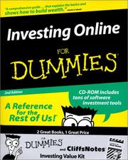 Cover of: Investing Value Kit