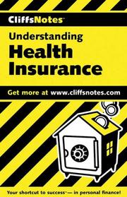 Front cover of Cliffsnotes Understanding Health Insurance by Darlene Brill