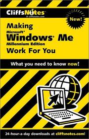 Cover of: CliffsNotes Making Microsoft Windows Me Work For You