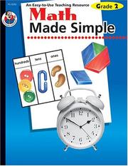 Cover of: Math Made Simple, Grade 2