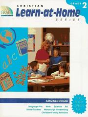 Cover of: Christians Learn at Home: Grade 2 (Christians Learn at Home)