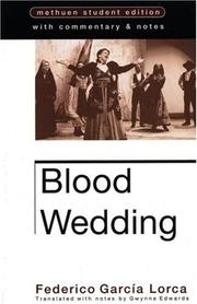 Cover of: Blood wedding by Federico García Lorca