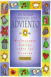 Cover of: Un Nuevo Comienzo Este Adviento (Cycle a)