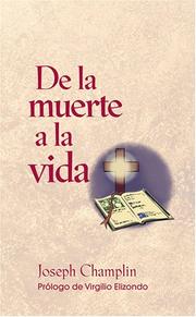 Cover of: De La Muerte a La Vida