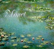 Cover of: Monet: The Art Institute of Chicago