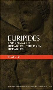 Cover of: Euripides Plays 5 (Methuen Classical Greek Dramatists)