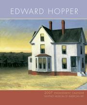 Cover of: Edward Hopper 2007 Engagement Calendar