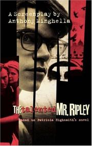 Cover of: The Talented Mr. Ripley (Methuen Drama (Series).) by Phyllis Nogy