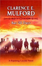 Cover of: Bar-20 Days (Bar-20) by Clarence Edward Mulford