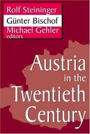 Cover of: Austria in the Twentieth Century (Studies in Austrian and Central European History and Culture, 1)