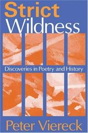 Cover of: Strict Wildness: Discoveries in Poetry and History