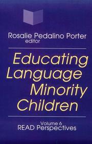 Cover of: Educating Language Minority Children: An Agenda for the Future (Read Perspectives, Vol 6)