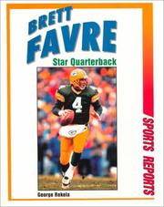 Cover of: Brett Favre: Star Quarterback (Sports Reports)