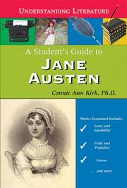 Cover of: A Student's Guide to Jane Austen (Understanding Literature)