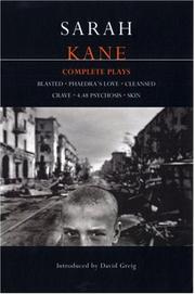 Cover of: Sarah Kane by Sarah Kane