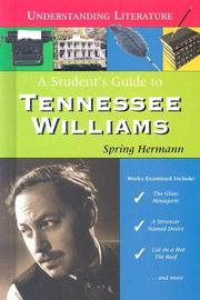 Cover of: A Student's Guide to Tennessee Williams (Understanding Literature)
