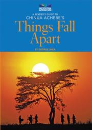 Cover of: A Reader's Guide to Chinua Achebe's Things Fall Apart (Multicultural Literature)