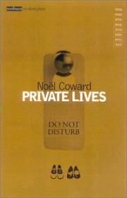 Cover of: Private Lives: Do Not Disturb (Methuen Modern Plays)