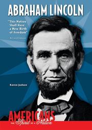 Cover of: Abraham Lincoln by Karen Judson, Karen Judson