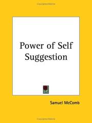 Cover of: Power of Self Suggestion by Samuel McComb