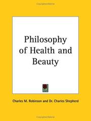 Cover of: Philosophy of Health and Beauty | Charles M., III Robinson