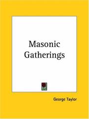 Cover of: Masonic Gatherings