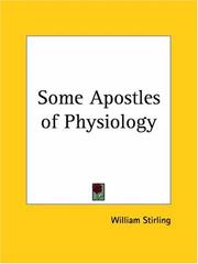 Cover of: Some Apostles of Physiology