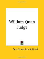 Cover of: William Quan Judge