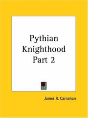 Cover of: Pythian Knighthood, Part 2