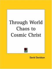 Cover of: Through World Chaos to Cosmic Christ