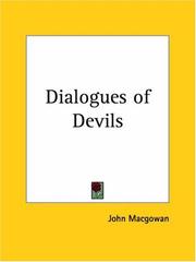 The dialogues of devils by John Macgowan