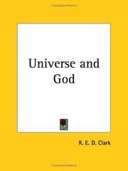 Cover of: Universe and God