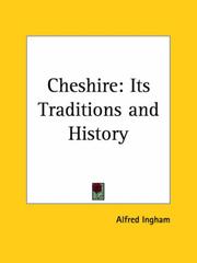 Cover of: Cheshire: Its Traditions and History