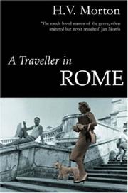 Cover of: A Traveller in Rome by H. V. Morton