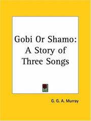 Cover of: Gobi or Shamo by Gilbert Murray