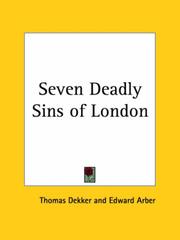 The seven deadly sins of London by Thomas Dekker