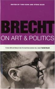 Cover of: Brecht on Art and Politics