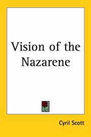 Cover of: Vision of the Nazarene by Cyril Scott