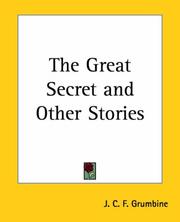 Cover of: The Great Secret And Other Stories