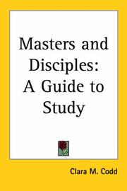 Cover of: Masters And Disciples: A Guide to Study