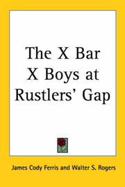 Cover of: The X Bar X Boys at Rustlers' Gap