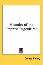 Cover of: Memoirs of the Empress Eugenie V2