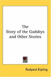 Cover of: The Story of the Gadsbys and Other Stories