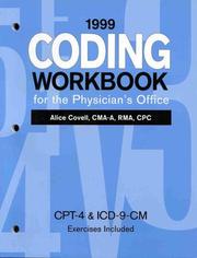 Cover of: 1999 Coding Workbook for the Physician's Office