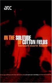 Cover of: In The Solitude Of Cotton Fields